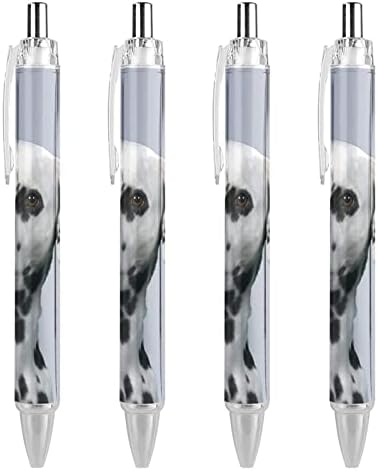 Dalmatinski pas uvlači se valjana kugla olovka plava tinta glatka pisati kuglica olovka za muškarce Office Office Pens 4