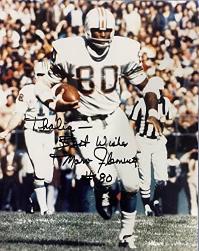 Marv Fleming Autographed 8x10 Nogometna fotografija - Autografirane NFL fotografije