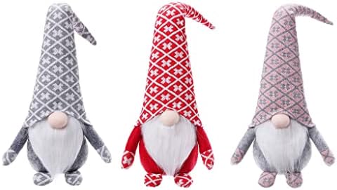 Božićni gnome plišani ukrasi ručno izrađeni švedski tomte skandinavski ukrasi Djeda elf ukrasi kućni restorani ured ukras