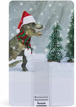 Santa Dinosaur Tyrannosaurus Rex USB memorijski štap Business Flash-Drives kartice s kreditnom karticom