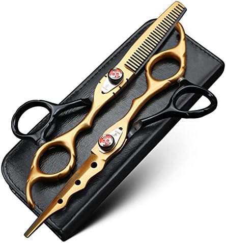 Elastični škari za kosu od 6 inča JP9CR18 čelični profesionalni škare za rezanje kose i škare za stanjivanje, škare za modeliranje