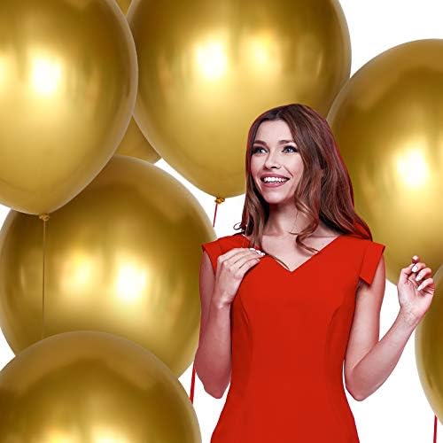 10 komada metalnih balona od 18 inča svjetlucavi baloni od lateksa za ukrašavanje rođendana i svadbenih zabava