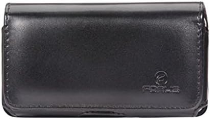 Crna kožna kućica za korištenje torbica Swive Swivel Chip W Petlje za T-Mobile Samsung Galaxy S7 Edge-T-Mobile Samsung Galaxy
