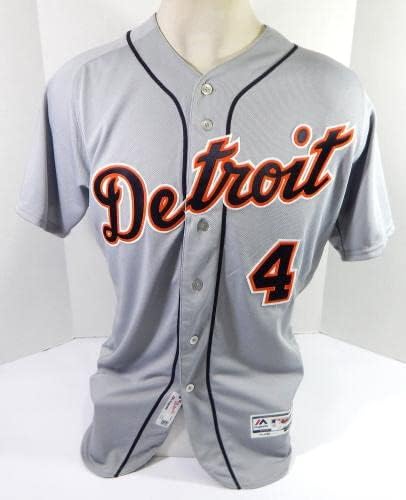 Detroit Tigers Cameron Maybin 4 Igra izdana POS koristio je Grey Jersey 44 7360 - Igra korištena MLB dresova