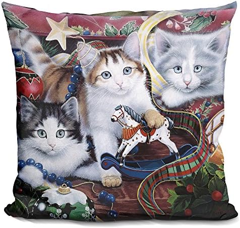 Lilipi božićni mačići i svi oblozi ukrasni naglasak za bacanje jastuka