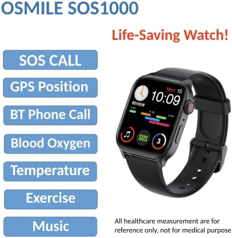 Osmile BP400 pametni sat/ narukvica s kontinuiranim funkcijama otkucaja srca i krvnog tlaka