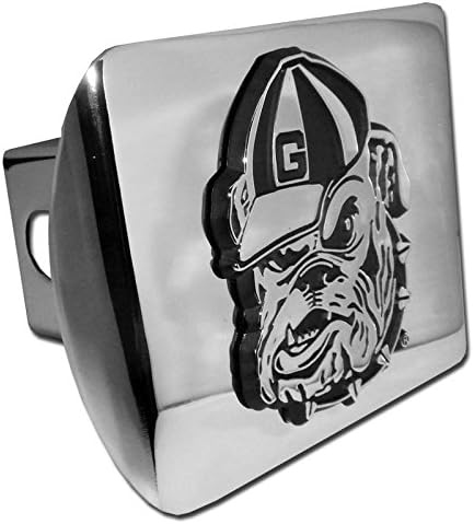 Maskota Metal Emblem University of Georgia Bulldog na kromiranom metalnom poklopcu poklopca