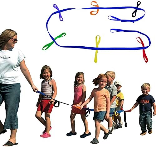 Pješački konop za predškolsku ustanovu - Šarene ručke čuvaju djecu - savršeno za škole za vrtiće i učitelje -Uddleri hodajući