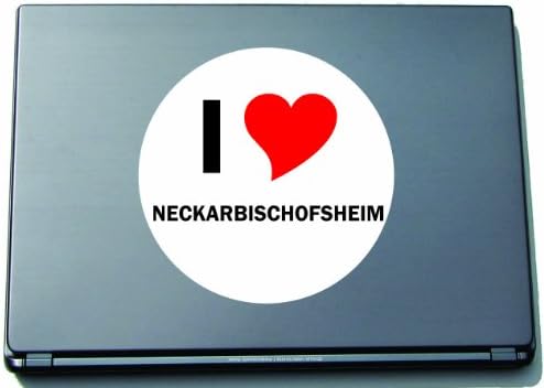 Volim aufkleber naljepnicu naljepnica laptopaufkleber laptopskan 297 mm mit stadtname vratarbischofsheim