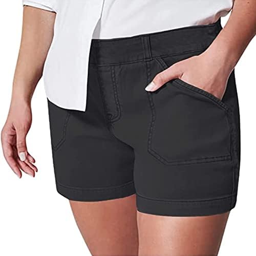 Mummug Summer casual atletski kratke hlače, ženske rastezljive kratke hlače, redovne kratke hlače s džepovima