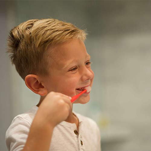 Sjajna dječja četkica za zube, za djevojčice i dječake, u dobi od 5-9 godina, koriste kad stižu zubi odraslih, okrugla glava