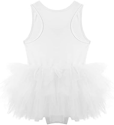 Alvivi Kids Girl Girl Glevene bez baleta Dance Tutu Leotard haljina Ballerina Dance Party Fairy haljina Gimnastička plesna