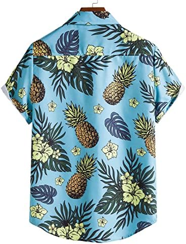 2 komada TrackSuits Outfits za muškarce kratki rukavi Vintage Havajska košulja i kratki setovi Tropska košulja mišića na