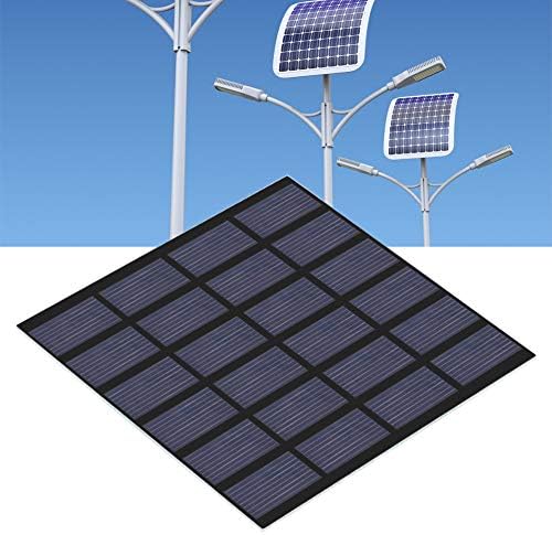 Modul solarne ploče od 1,5 vata 6V 110,110 mm mini punjač solarnih epoksidnih ćelija s kompaktnim dizajnom za napajanje baterijom,