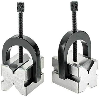 Precision V-blok set 40 x 32 x 32 s 2 bloka i 2 stezaljke (01