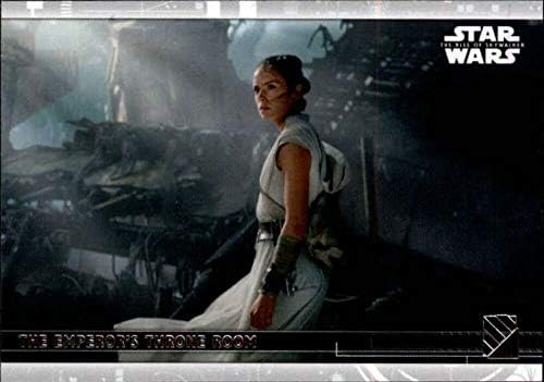 2020. Topps Star Wars Uspon Skywalker serije 250 careva prijestolna soba Rey Trading Card