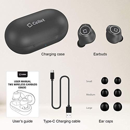 Bežični V5 Bluetooth ušne uši kompatibilne s Garmin Rino 750 s futrolom za punjenje u ušnim slušalicama.
