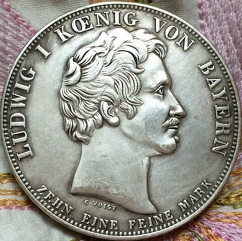 1826. Njemački novčići bakreni srebrni kolekcija zanata za zanatske kovanice Antikni srebrni dolar može puhati