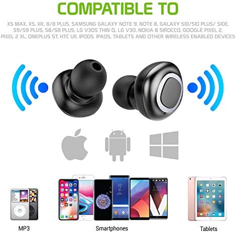 Cellet True bežični uši s futrolom kompatibilnim sa svim uređajem s omogućenim Bluetooth -om, Apple iPhone 12 Pro Max Mini