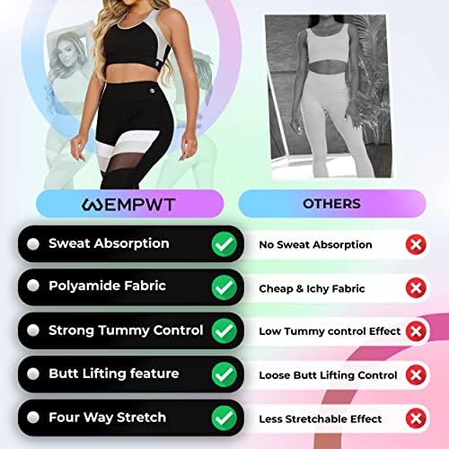 EMPWT Outfit za žensko vježbanje 2 komada | Rebrasta bešavna tekstura visoki struk | Sportski grudnjak joga i vježbanje za