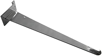 ProLinemax 20pc 10 Chrome Slatwall staklena polica nosača za prikaz maloprodajnih učvršćenja metalna vješalica
