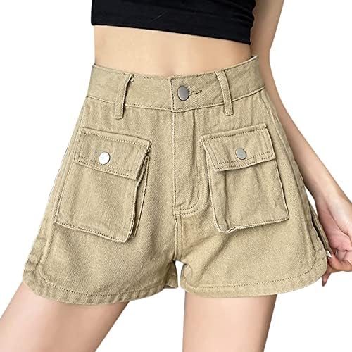 Djevojke s visokim strukom Girls Summer Hots HOT HATS Žene seksi kratke hlače traper hlače s džepovima Žene Jean hlače