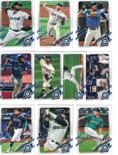 Seattle Mariners / 2022 Topps Baseball Team postavljen s kartama. Plus 2021 Topps Mariners Baseball Team Set s karticama.
