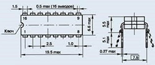 S.U.R. & R alati KM5555IV1 Analog SN74LS148 IC/Microchip SSSR 20 PCS