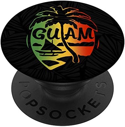 Guam Flag Islanders Pride | Guamanijski povijest Chamorro Popsockets Popgrip: Zamjenjivo prianjanje za telefoni i tablete