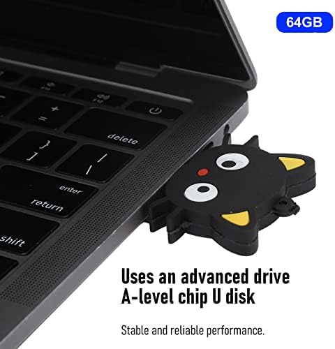 Pogon za olovke za crtić, crtani dizajn PC Flash pogon Slatki praktični oblik mačke za prijenos podataka