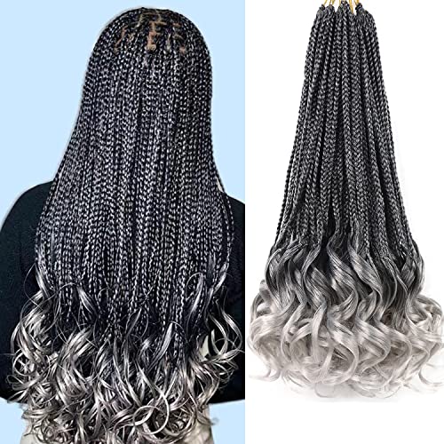 Francuska kovrčava heklana kosa za crne žene 16-inčna heklana kosa 7 paketa francuskih kovrčavih heklanih pletenica luksuzna