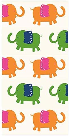 Caspari slon parada tkiva lica tkiva u zelenoj i narančastoj boji - 50 brojanja
