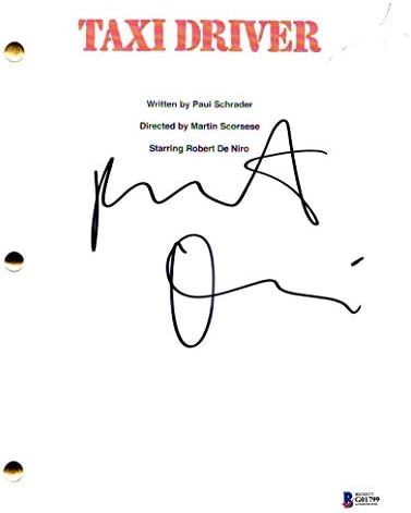 Robert Deniro potpisao je autogram - Pisač taksista cijeli film scenarij - Cybill Shepard, Jodie Foster, Godfather 2. dio,