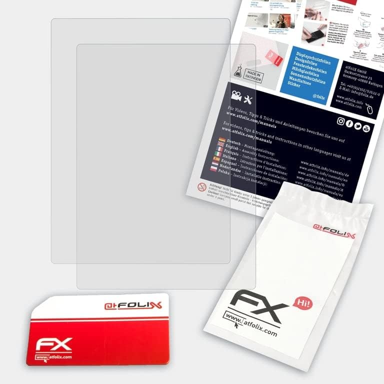 ATFOLIX Zaslon Zaštitnik kompatibilan s boox karticom X Zaštitni film zaslona, ​​anti-reflektivni i šok koji apsorbira FX