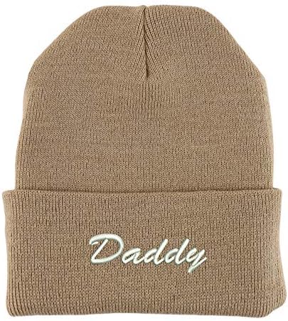 Trendska odjeća Shop tata scenarij izvezeno izrađen u američkoj manžetnoj presavijenoj acilično pleteni zimski šešir