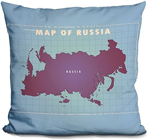 Lilipi naopako rusko ukrasni naglasak jastuk za bacanje