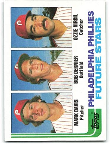 Baseball MLB 1982 Topps 231 Mark Davis/Bob Dernier/Ozzie Virgil 231 Phillies Rookies Ex/NM RC Rookie Phillies