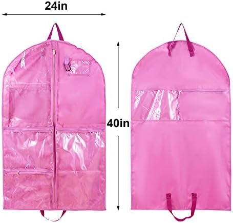 Vodootporna viseća torba za odjeću, 40-inčne torbe za odjeću za vješanje odjeće, torbe za pohranu odjeće za putovanja, torba