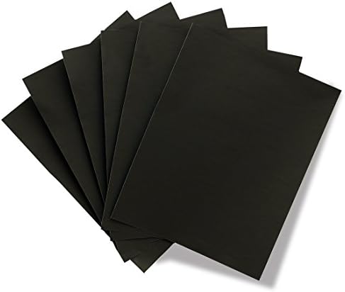 Hygloss proizvodi crni silueta papir - Traženje portreta za crtanje zanata papir - 8 x 10 inča, 500 listova