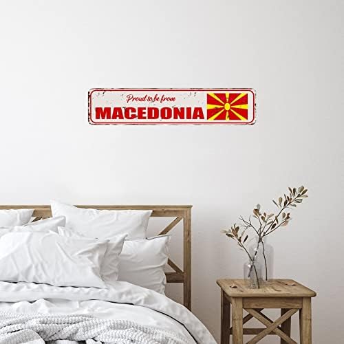 Naljepnice vinil zida naljepnice s ponosom iz Makedonije Slatke zidne naljepnice naljepnice Uredbe za dom Međunarodne signalne