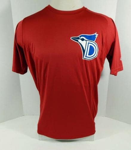 Dunedin Blue Jays 4 Igra je koristio Red Jersey Canada Day L DP12770 - Igra korištena MLB dresova