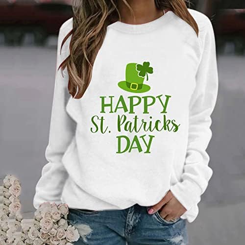 Duksevi za Dan svetog Patrika ženski karirani ružni preveliki irski pulover za odmor