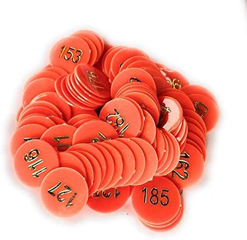 Najbolji plastični novčić/token ružičasta/narančasta br. 1 do 500