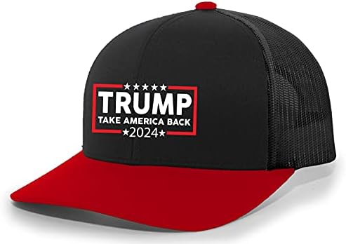 Tvrtka košulja Trenz Trump 2024 Uzmi Ameriku natrag republikanski konzervativni mrežica šešir kamiona