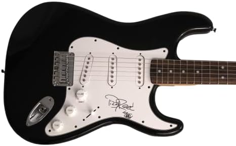 Dizzy Reed potpisao autogram pune veličine crni fender Stratocaster Električna gitara s Jamesom Spence JSA Autentifikacija