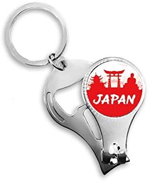 Crveni obris Landmark Japan nokat za nokat za nokat otvora za otvarač za bočicu za bočicu za boce