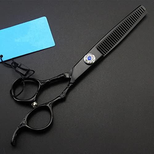 Škare za rezanje kose, 6inch Professional JP 440C Čelična ruža crna kosa škara za kosu frizura za brijač za rezanje škare