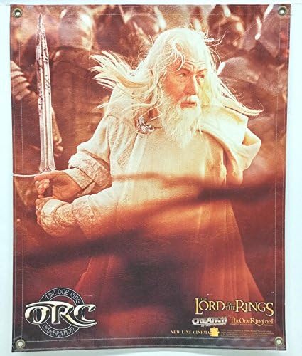Rijetki gospodar prstenova LOTR 24 x 29,5 Vinil transparent Gandalf The White u bitci