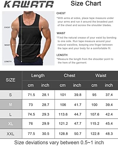 Kawata muški 3 pakiranje / 1 pakiranje tenk za vježbanje gornje suhe mišiće mišića mišića fitness bodybuilding majice bez