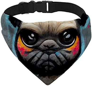 Grafiti stil o ovratnik za kućne ljubimce - ovratnik za šal za životinje - grafički pas pas bandana - s